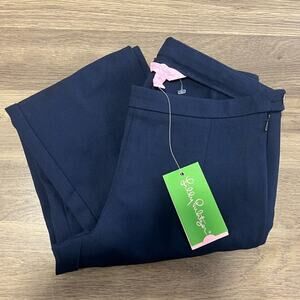 NWT Lilly Pulitzer Alesia Stretch Dinner Pant | 0